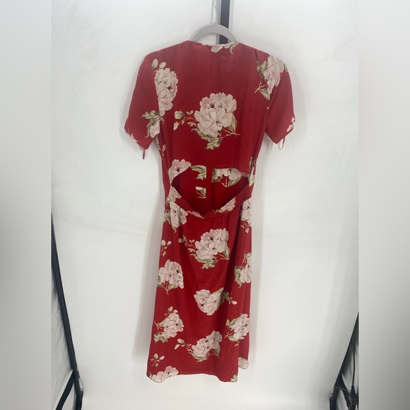Intermix Lanoorya Silk Floral Dress Sz 4 - Picture 8 of 8